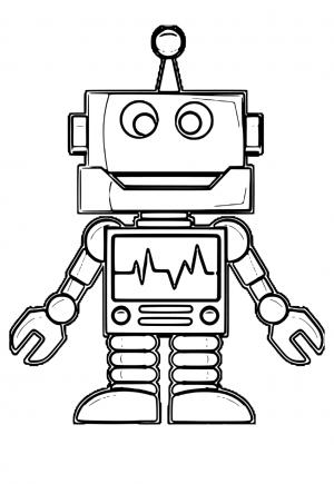 Disegni e Immagini Robot da Colorare e Stampare Gratis per Adulti e Bambini  