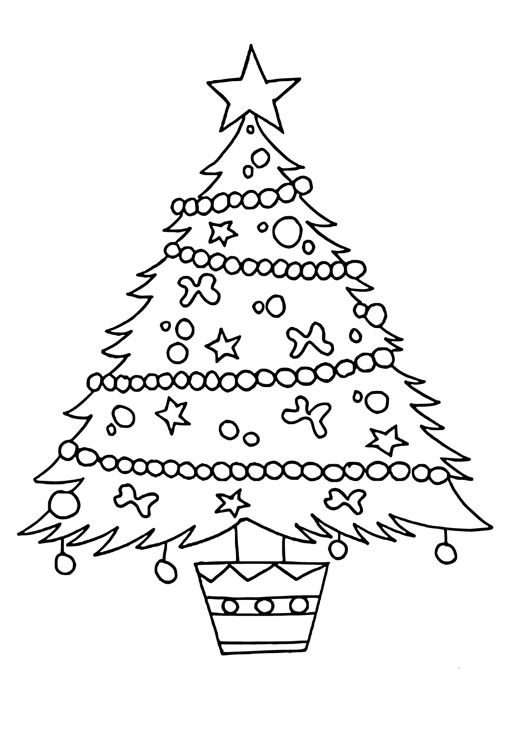 Christmas Coloring Page. Winter Holiday Coloring Card. Vector Illustration.  Royalty Free SVG, Cliparts, Vectors, and Stock Illustration. Image  178462358.