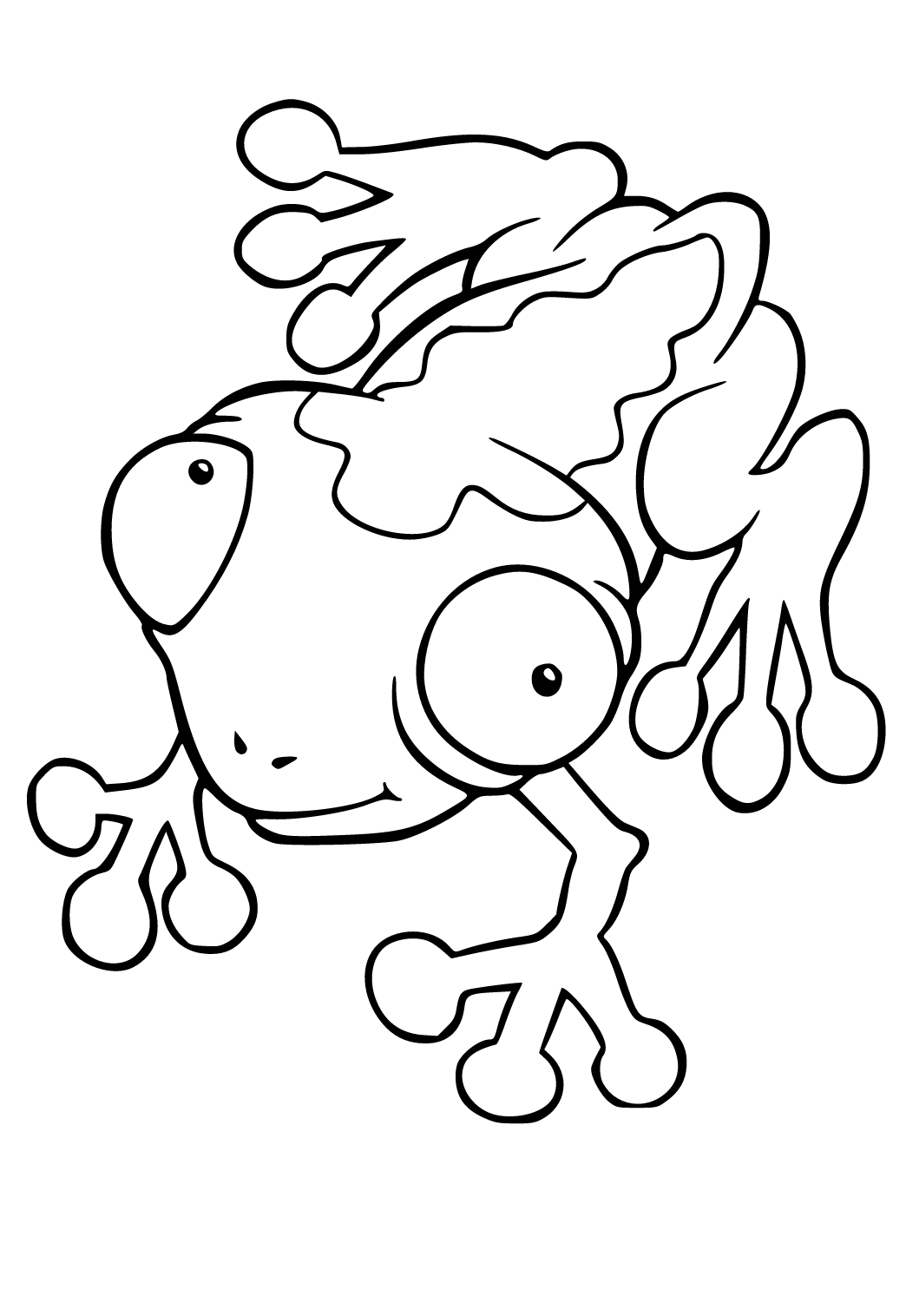 Desenho de Fada cogumelo para colorir  Desenhos para colorir e imprimir  gratis