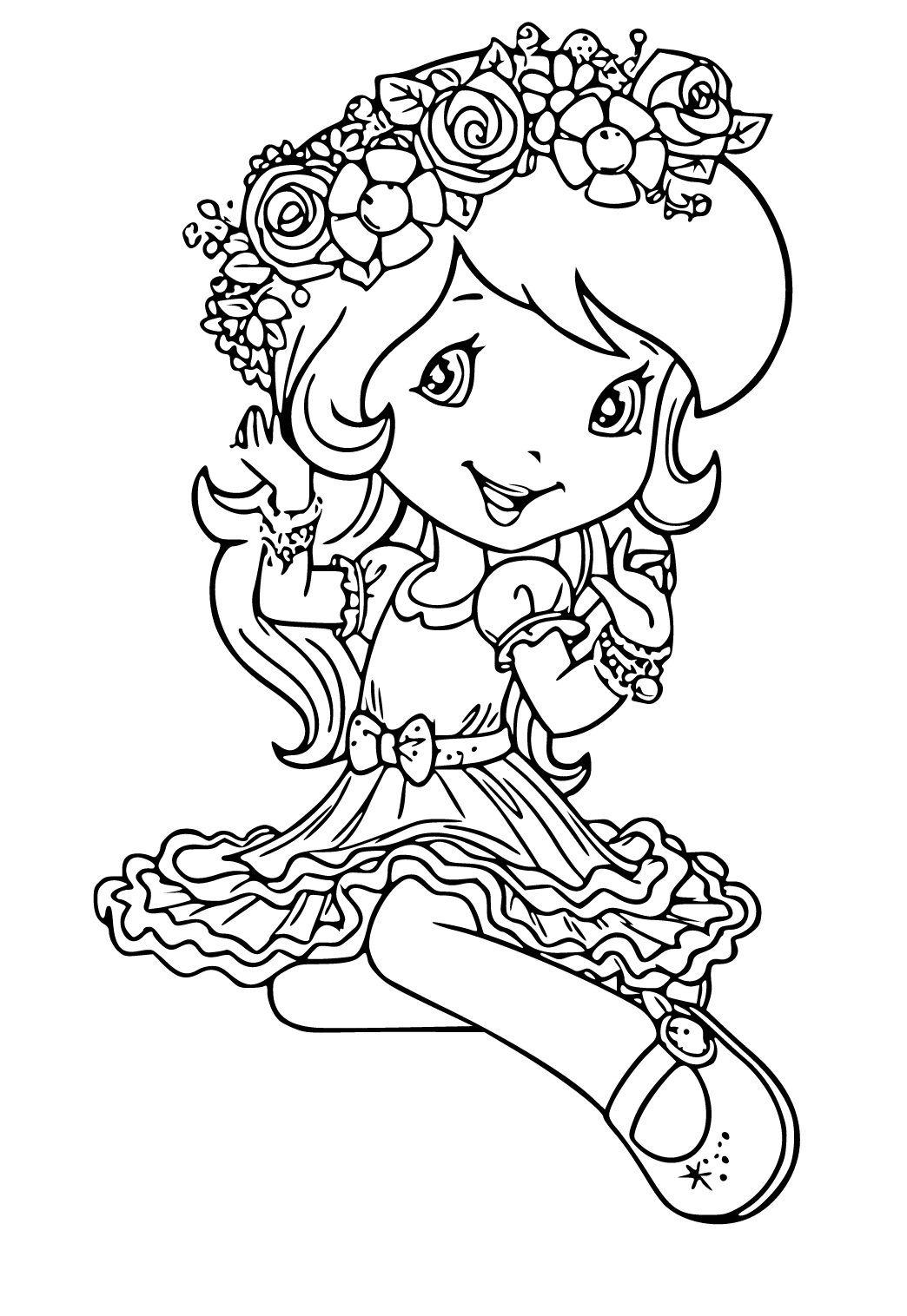 strawberry shortcake berry bitty coloring pages