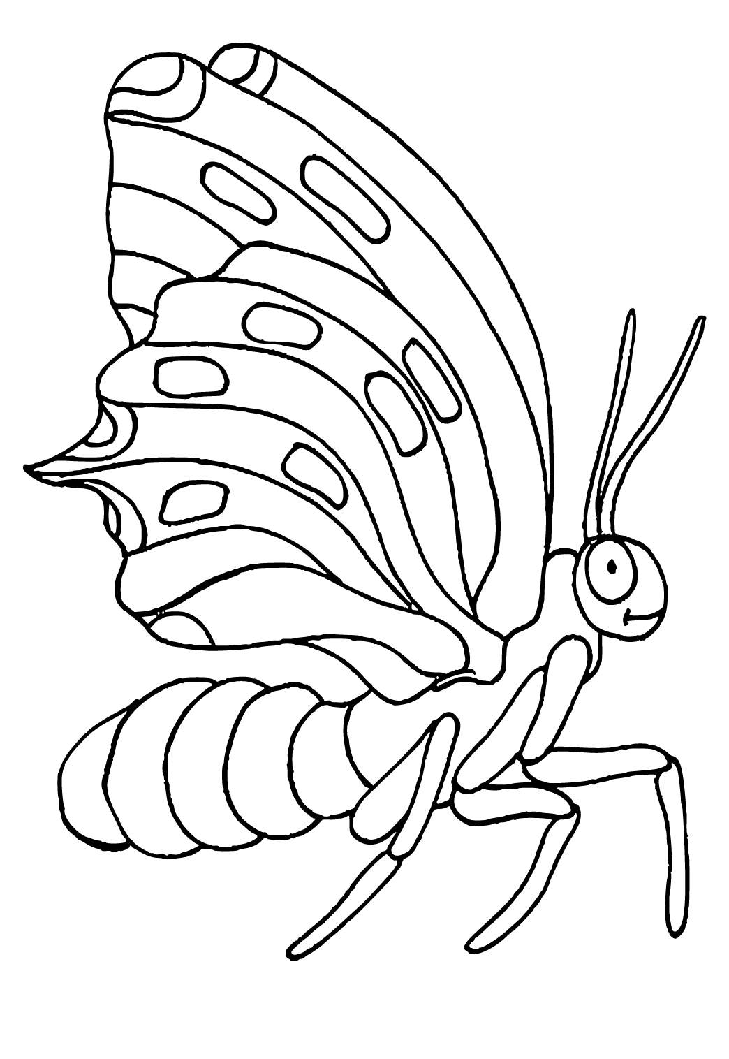 Desenhos de insetos para colorir para crianças