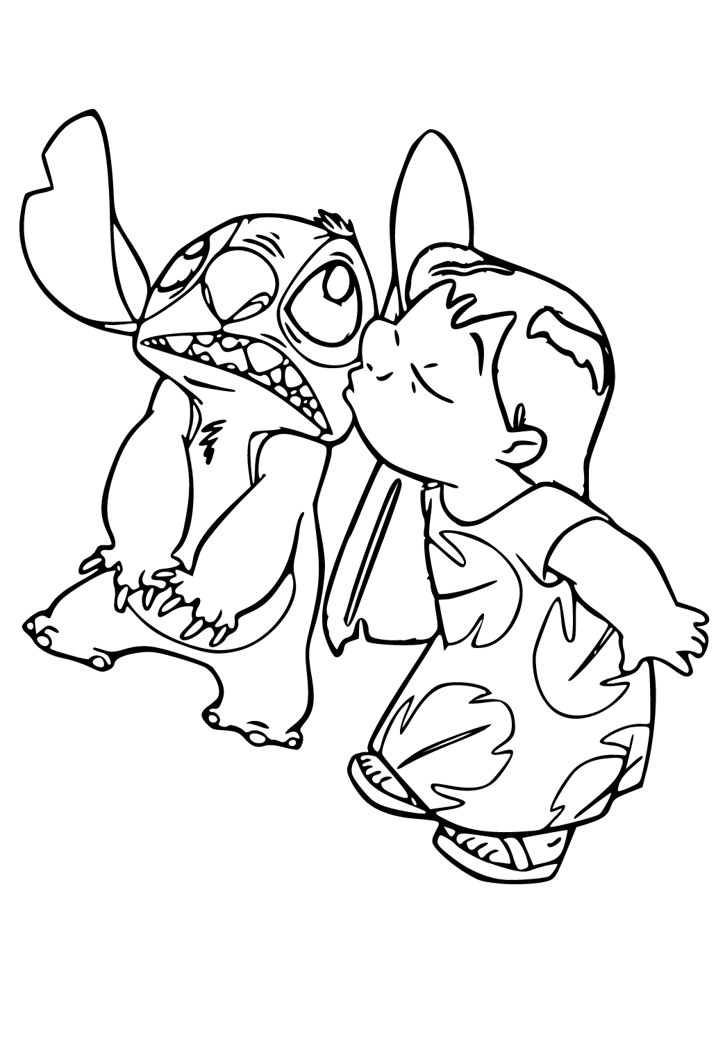lilo and stitch kiss