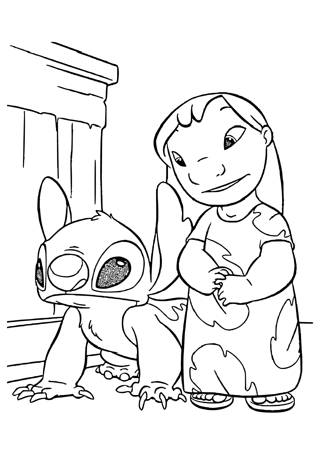 Como desenhar o Stitch e Angel [ passo a passo ] 