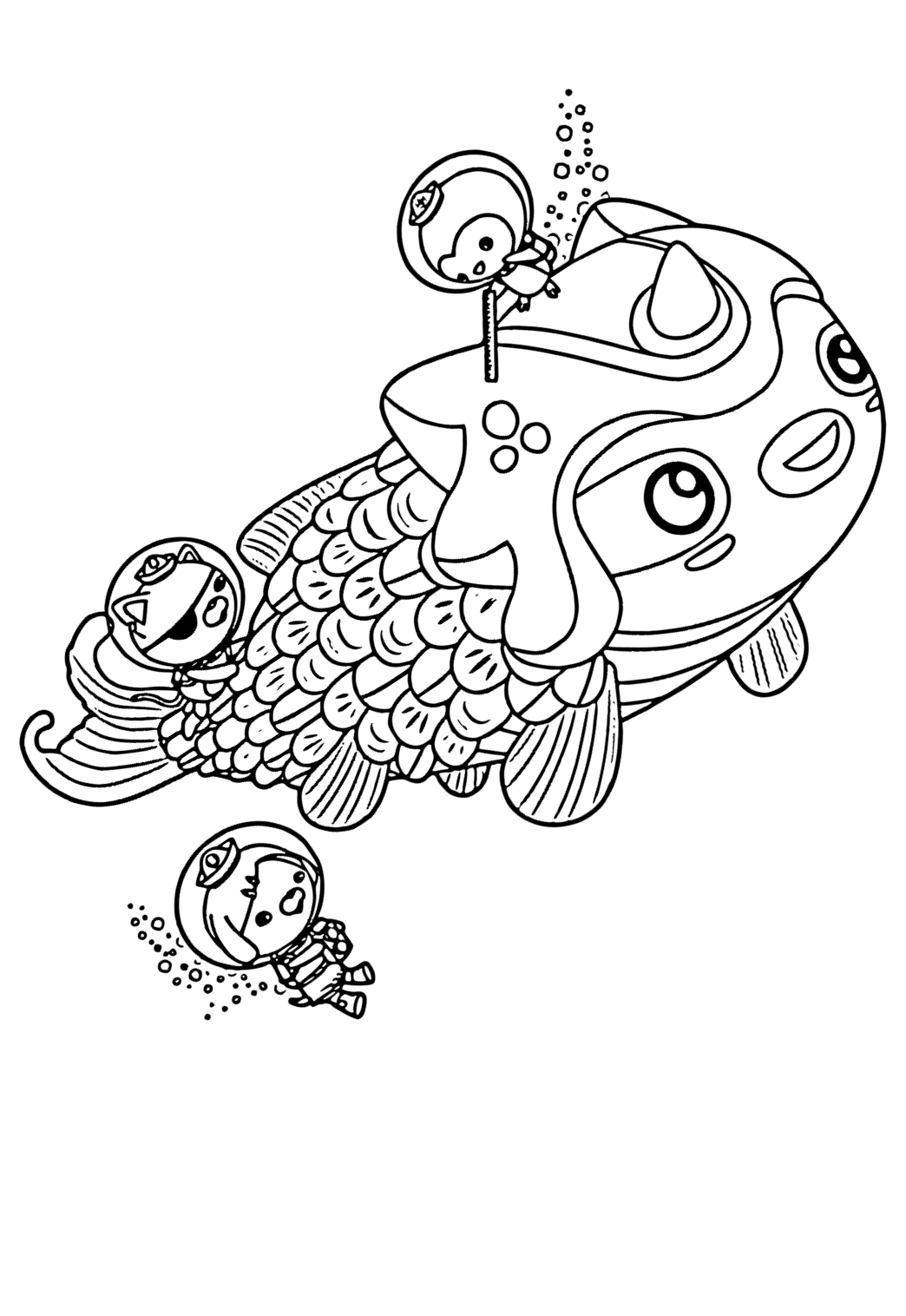 Octonauts Characters Coloring Pages