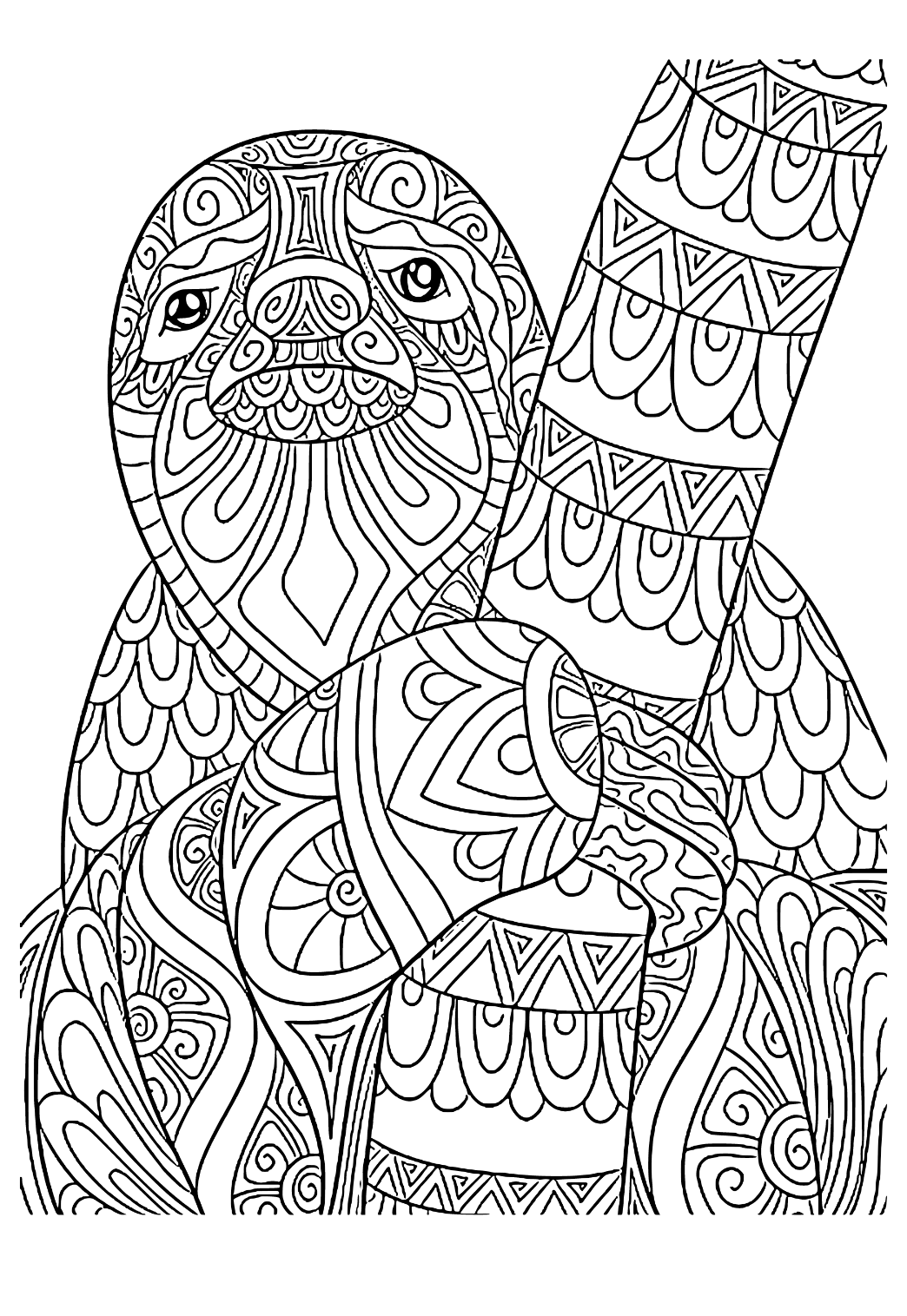 Desenho de Mandala para colorir  Desenhos para colorir e imprimir gratis