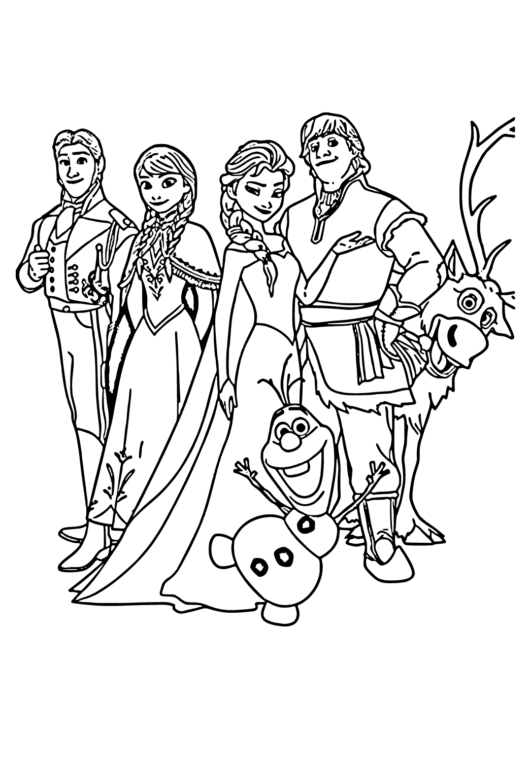 frozen easter coloring pages