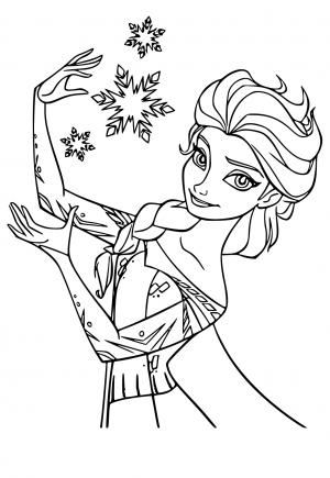 free printable frozen coloring pages