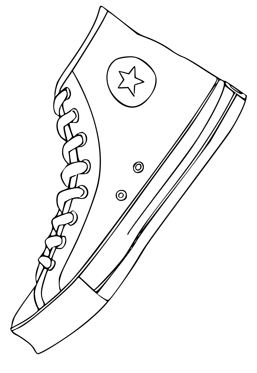 Desenho e Imagem Naruto Sapato para Colorir e Imprimir Grátis para