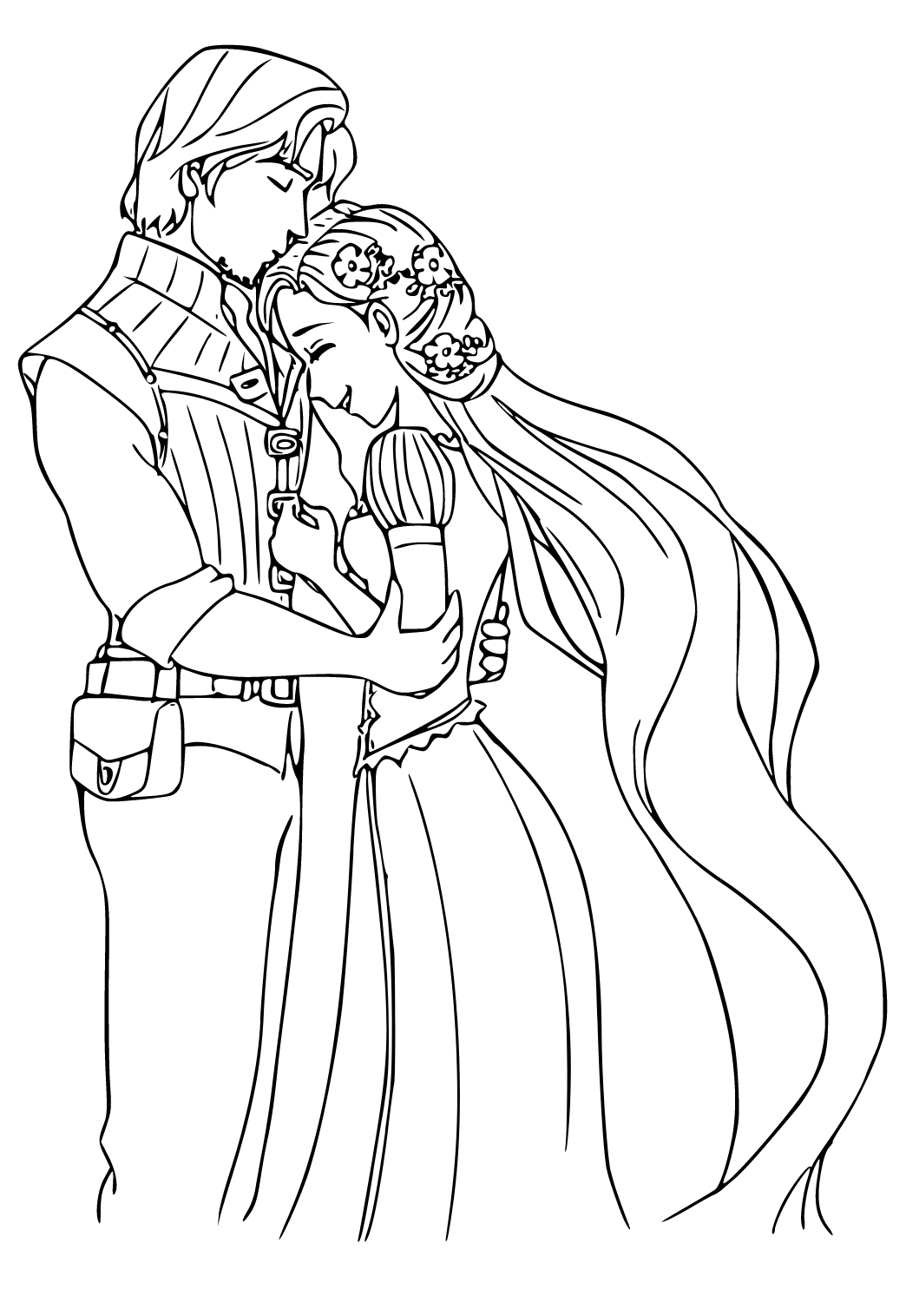 barbie and ken kissing coloring pages