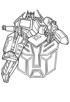 transformers prime coloring pages optimus prime