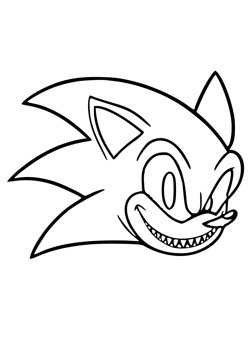 Sonic Coloring Page  Раскраски, Бесплатные раскраски, Раскраски