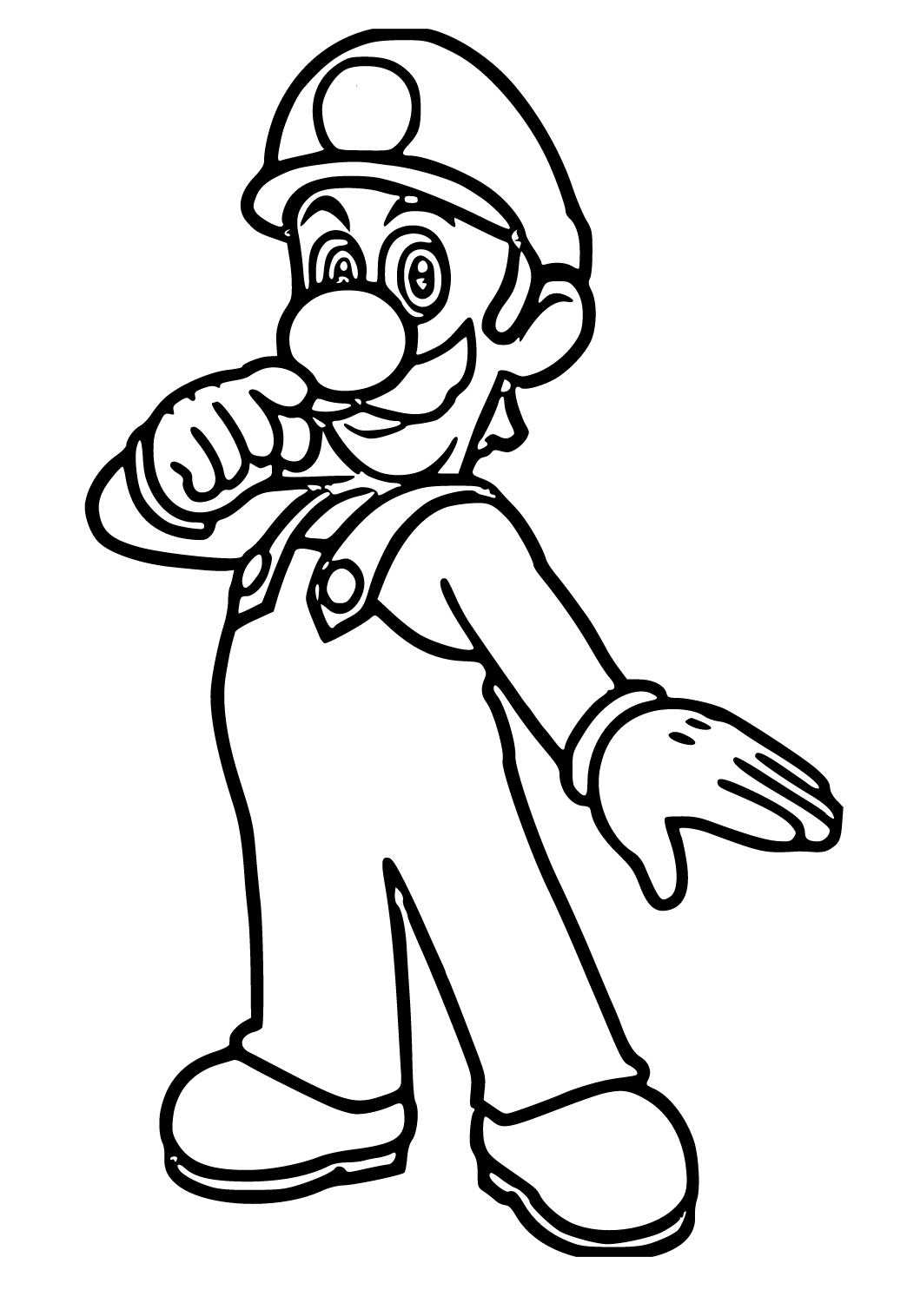 Mario e moto fofos para colorir - Imprimir Desenhos