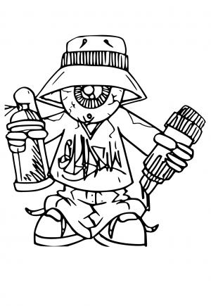 gangster elmo coloring pages