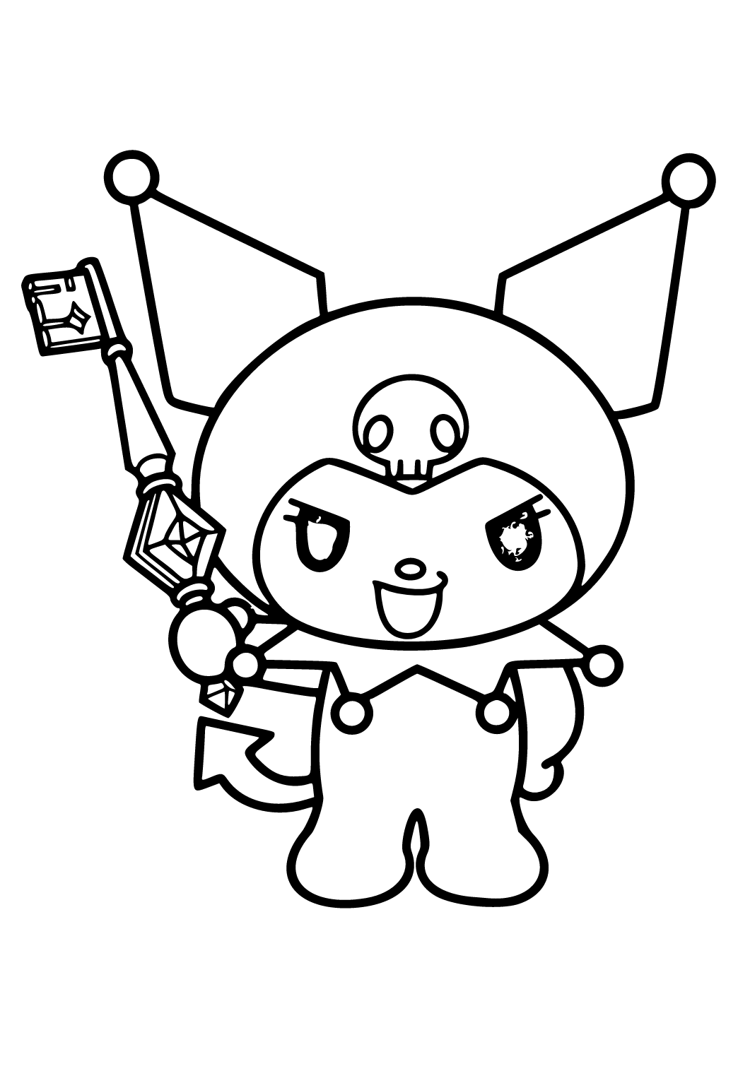 Share 64 best coloring pages kuromi , download and print for free ...