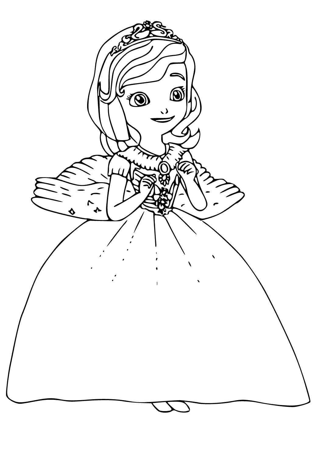 Desenhos de Princesa Sofia para Colorir e Imprimir 