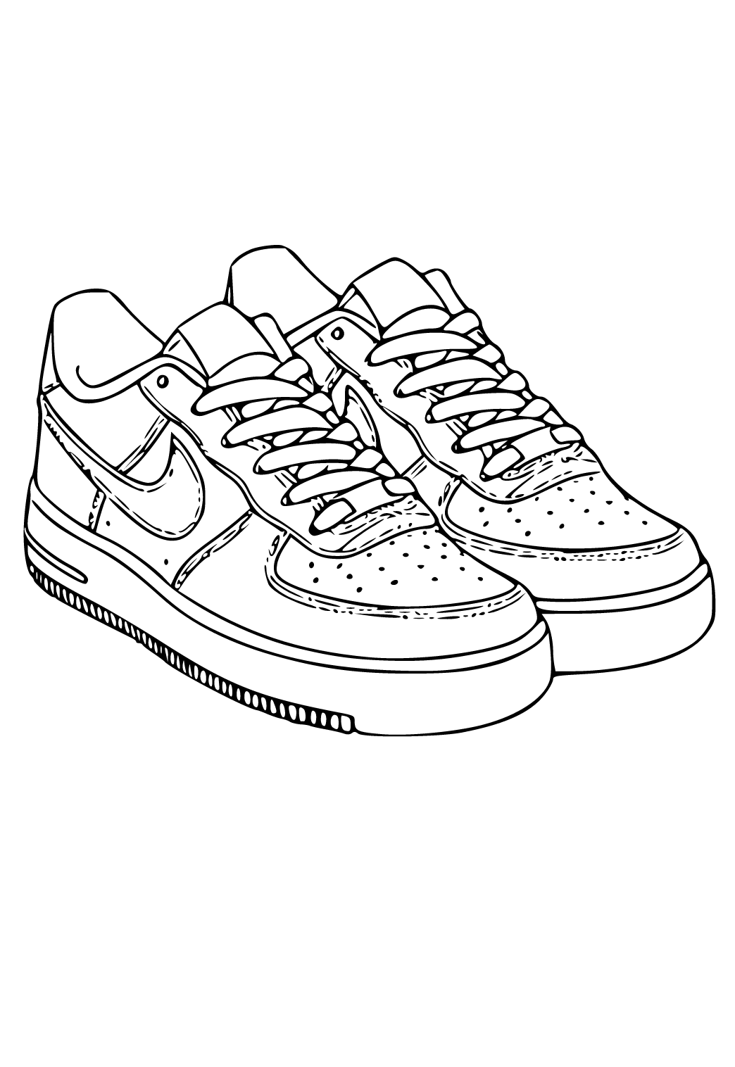 nike air force 1 year dragon coloring pages easy