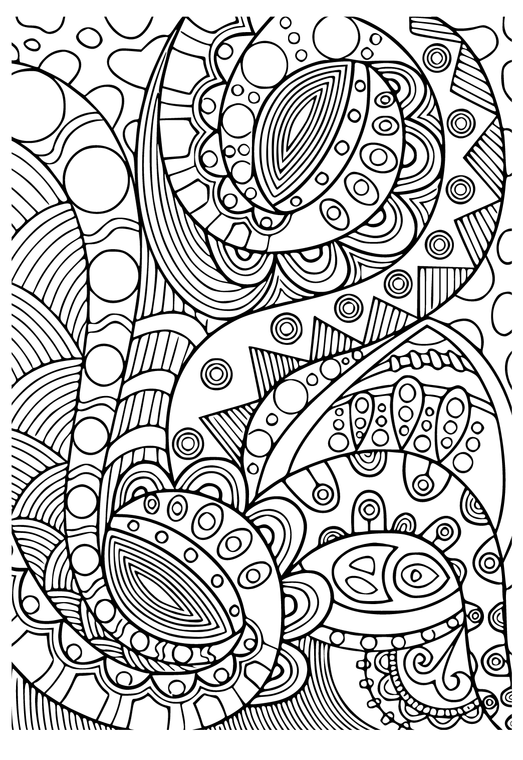 Desenhos para colorir de desenho do ano da cobra para colorir  