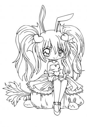 Top 125+ anime chibi coloring pages best - in.eteachers