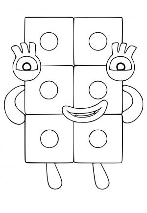 Free Printable Numberblocks Coloring Pages for Adults and Kids - Lystok.com
