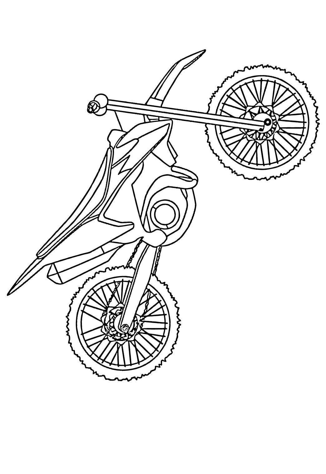 bicycle coloring pages preschool