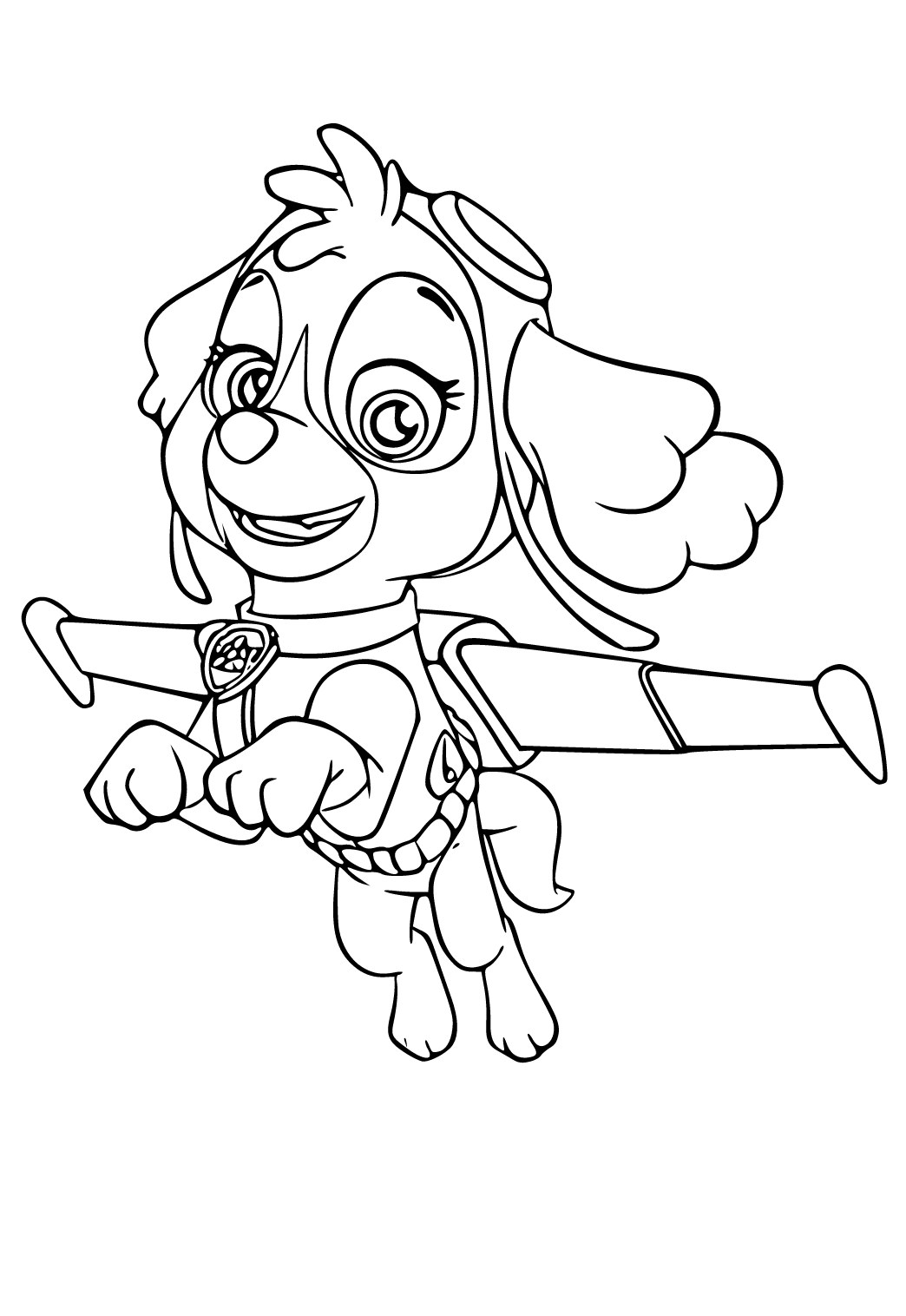 PAW Patrol Masks Printable Black and White - Get Coloring Pages