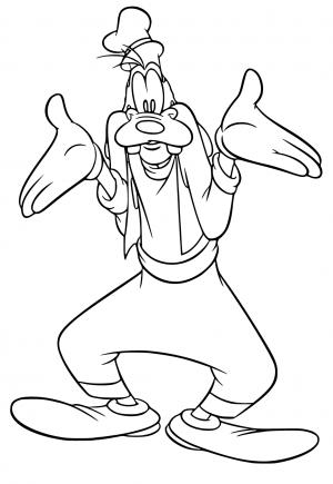 baby goofy coloring pages