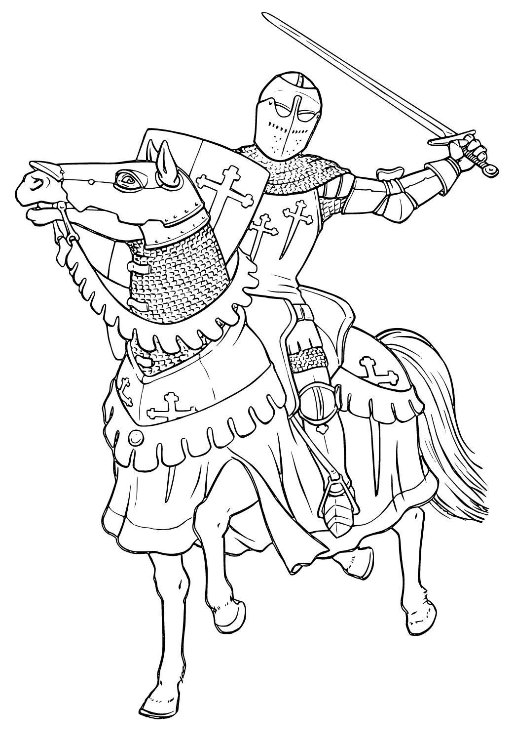 Free Printable Knight Rider Coloring Page for Adults and Kids - Lystok.com