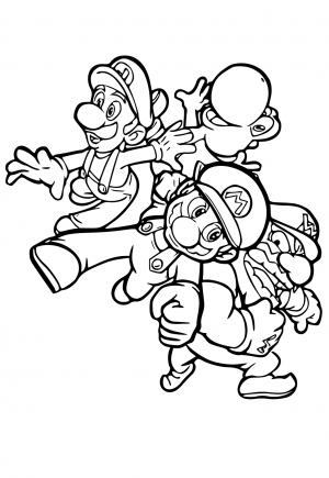 Bowser Mario Bros. Luigi Coloring book, peach, food, heroes, super Mario  Bros png