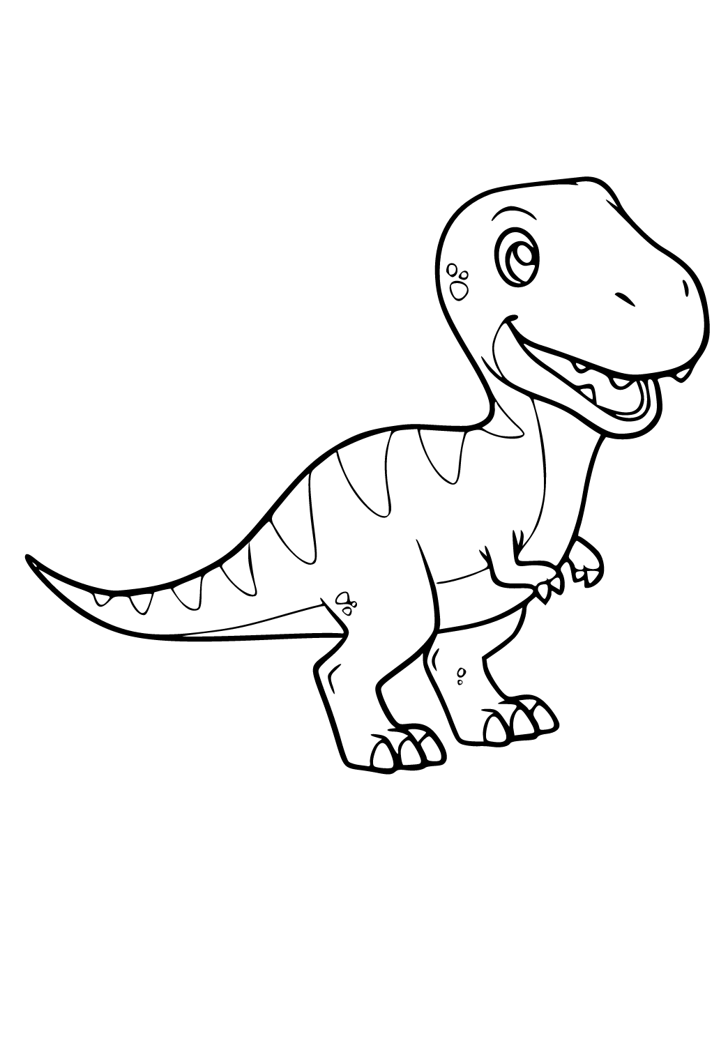 desenho de mãe t-rex e bebê t-rex para colorir para crianças 17197906 Vetor  no Vecteezy