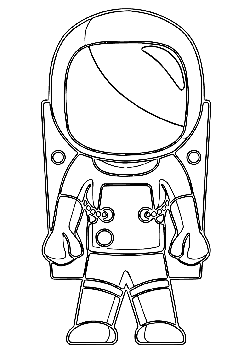 astronaut helmet coloring pages