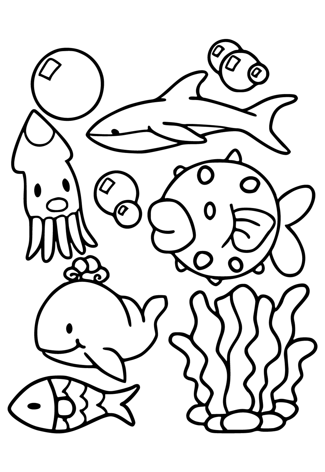 Desenhos de animais fofinhos Para colorir - Desenhos Para Desenhar