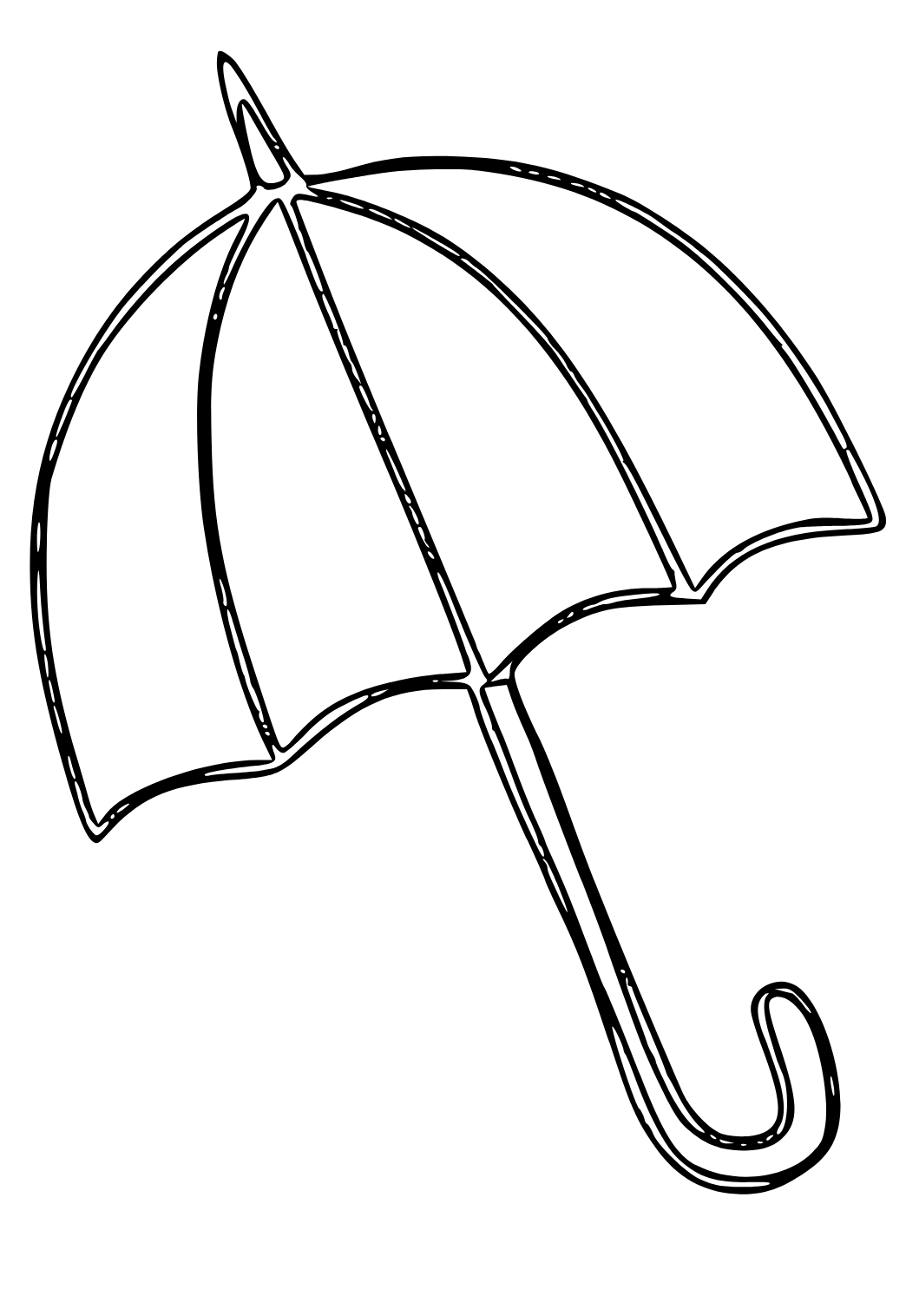 Free Printable Umbrella Pen Coloring Page for Adults and Kids - Lystok.com