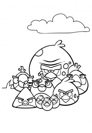 Angry Birds Pictures Coloring Books for Kids: Coloring Pages for Kids (Kids  Coloring Books) (Paperback)