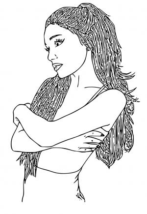 Free Printable Ariana Grande Coloring Pages for Adults and Kids ...