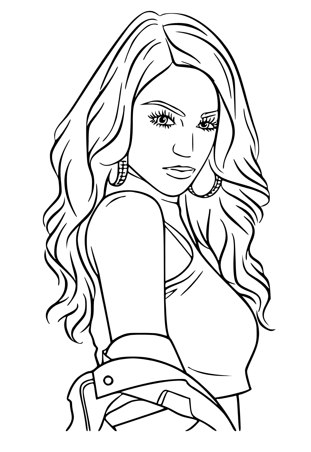 Free Printable Ariana Grande Gorgeous Coloring Page for Adults and Kids ...