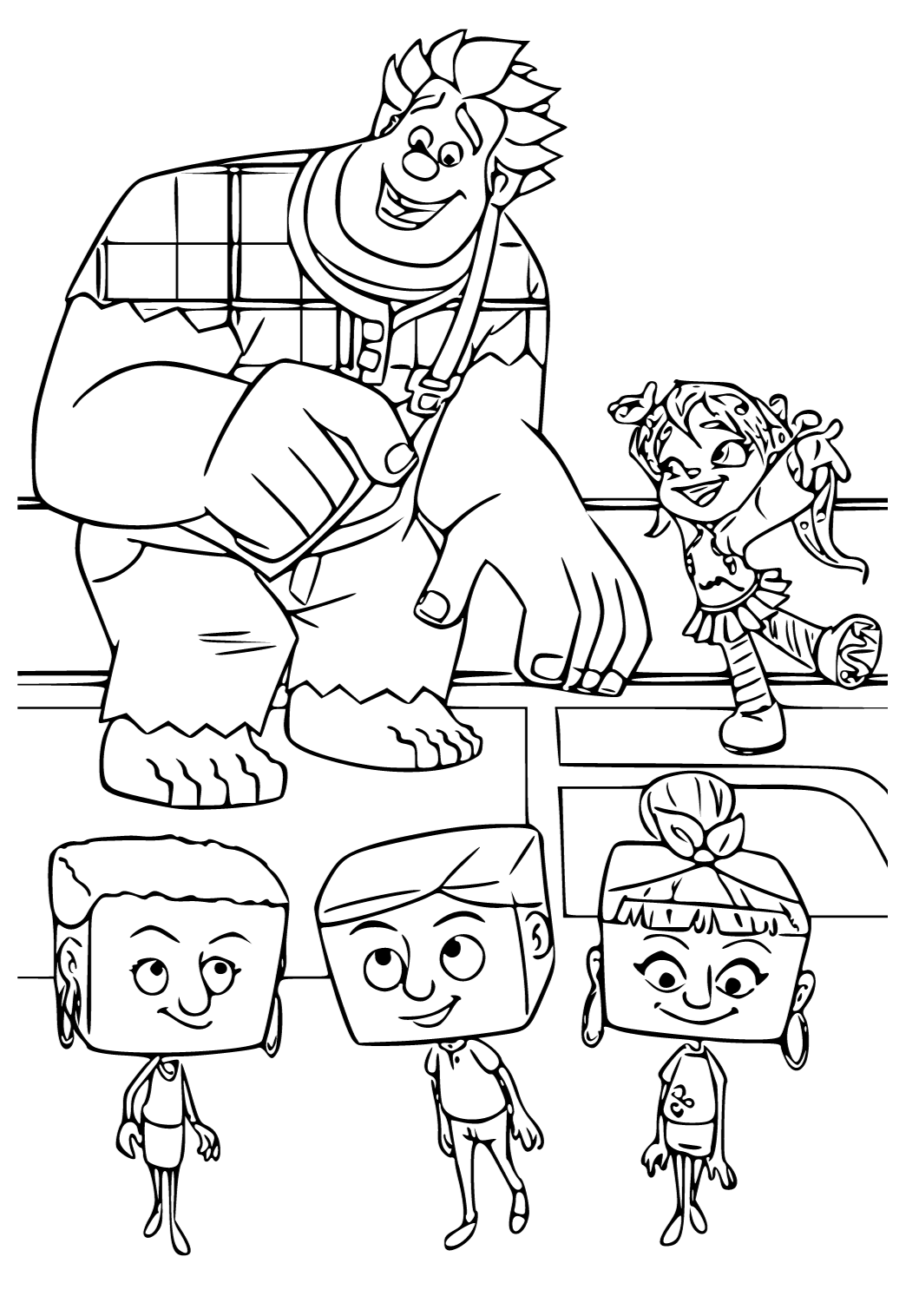 Desenho De Página Do Livro Para Colorir Cacto Em Personagens