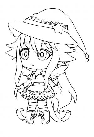 Gacha Life Coloring Pages, Unique Collection - Print for Free