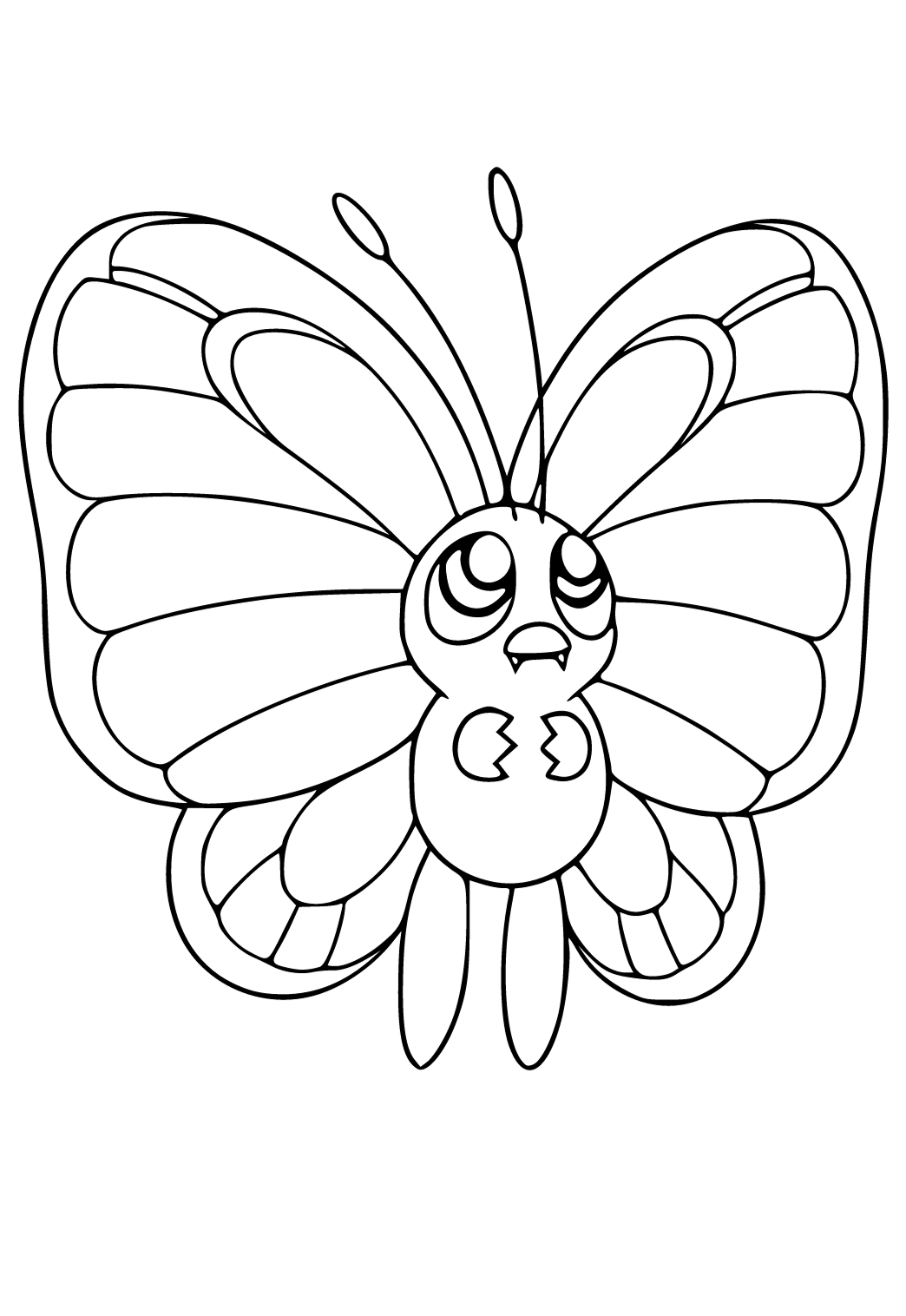 gratis-pokemon-vlinder-kleurplaat-printen-voor-volwassenen-en-kinderen