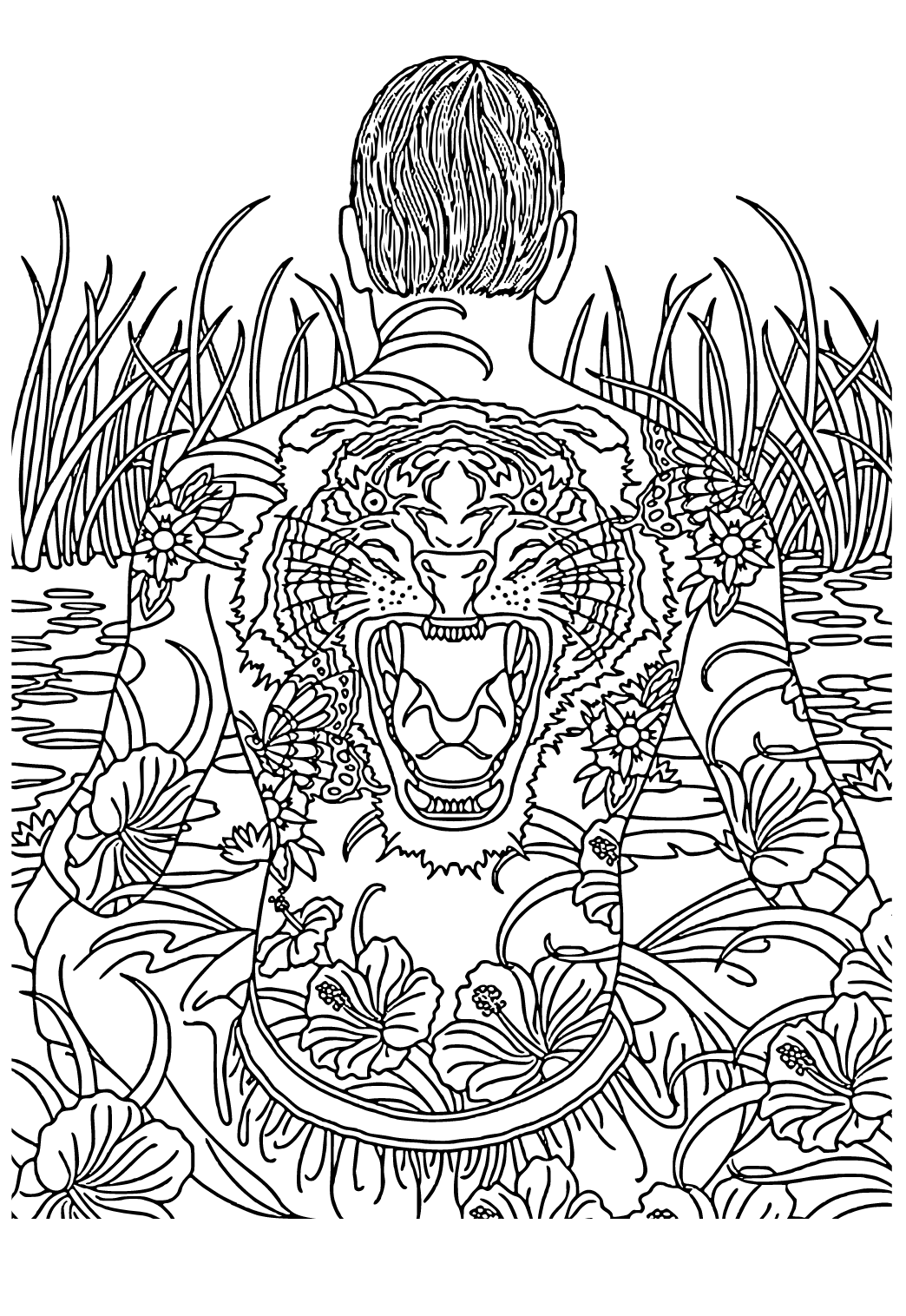 Top 78 Newest Tattoo Coloring Pages For Adults 100 Free Printables Shill Art