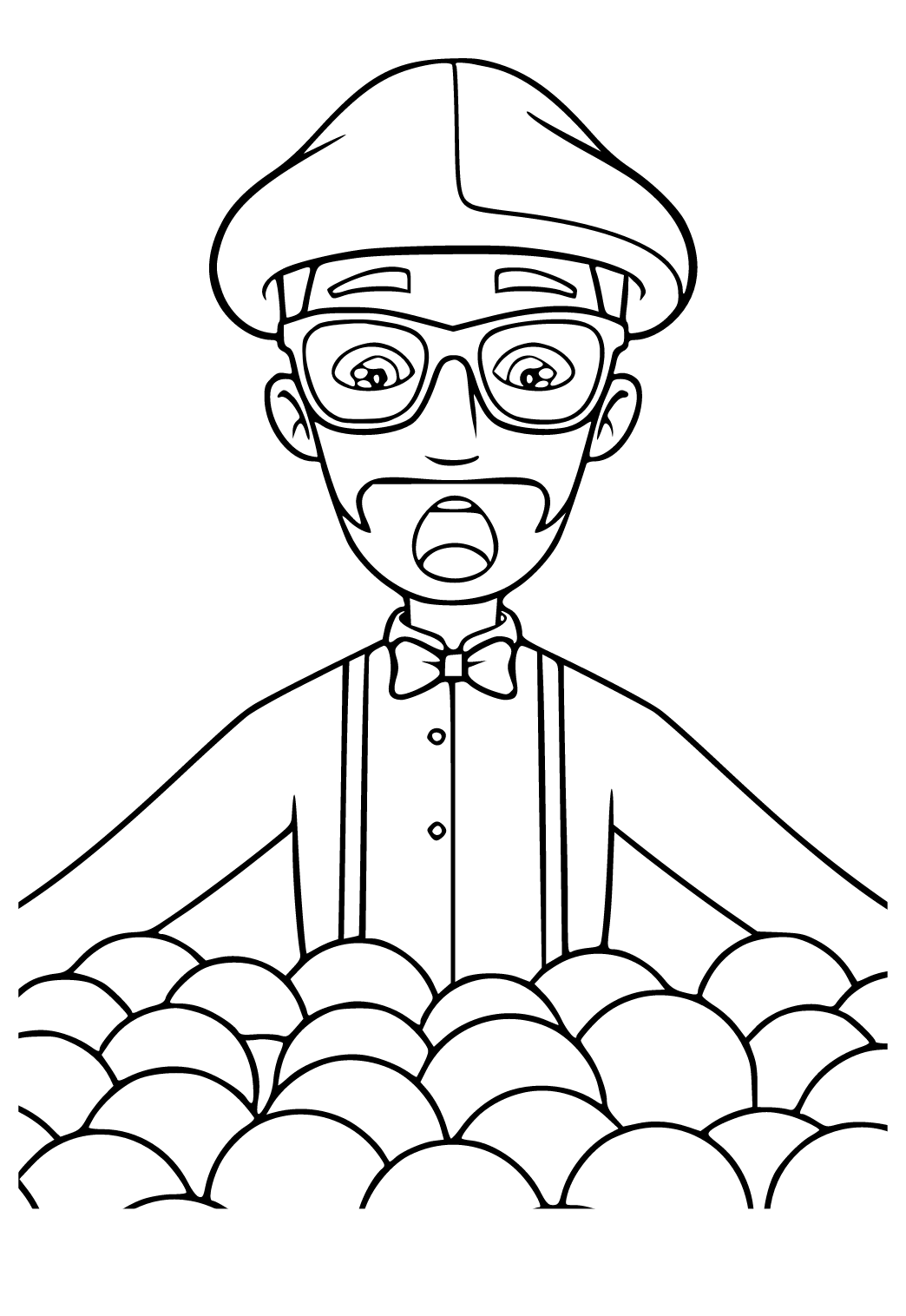 nerd coloring pages