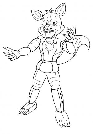 Fnaf Freddy Funtime Coloring Pages Printable