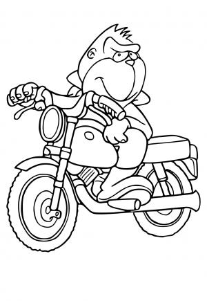 Alvorlig hver Rodet Gratis Printbare Motorcykel Tegninger til Farvelægning til Voksne og Børn -  Lystok.com