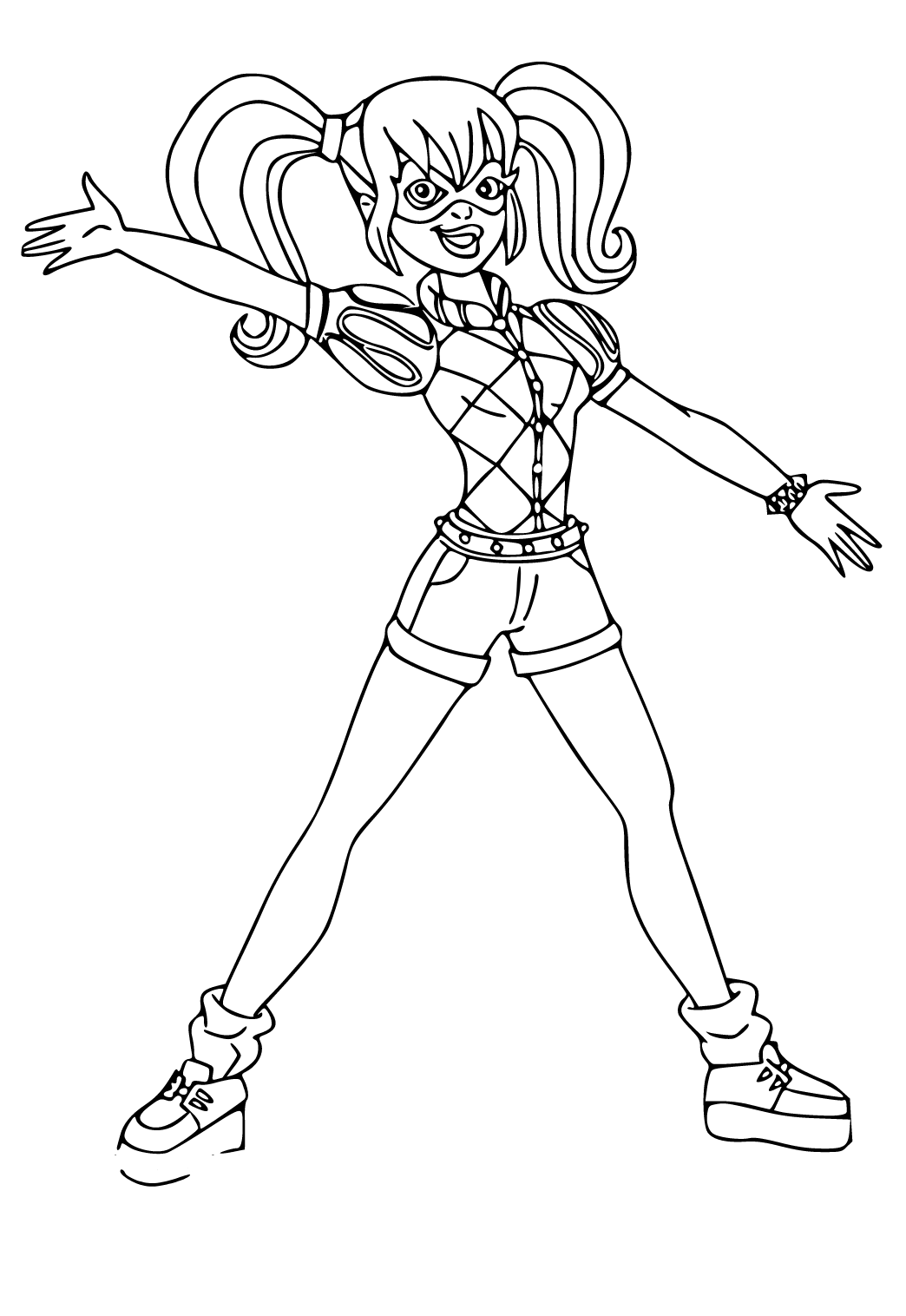harley quinn coloring pages for kids