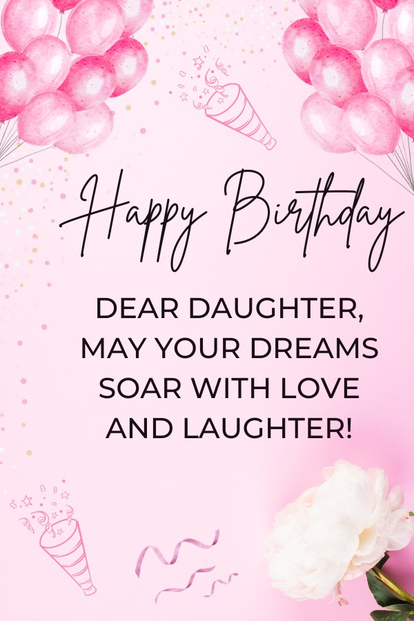 Happy Birthday: For Daughter
